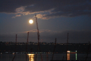 Clear November over Commencement Bay in Tacoma